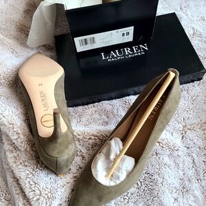 Lauren Ralph Lauren Olive Green Women's Shoes